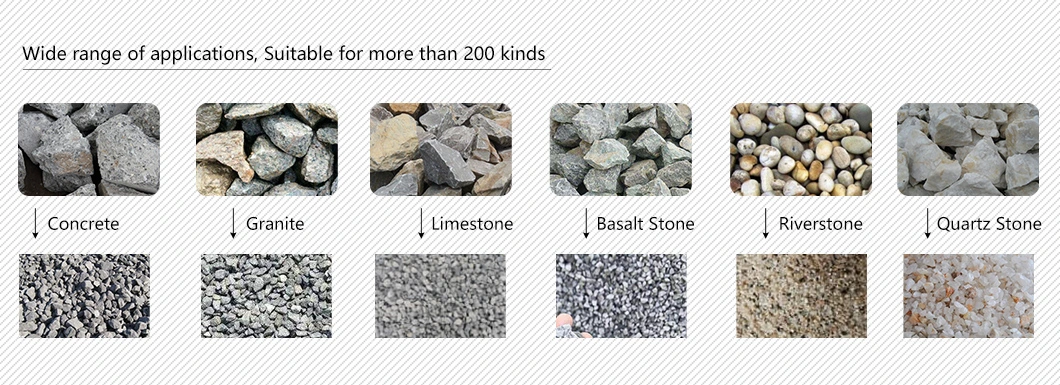 Small Limestone Rock Stone Crushing Machine, Mobile Granite Glass Rock Crasher, Coal Limestone Glass Clay Gold Hammer Crusher